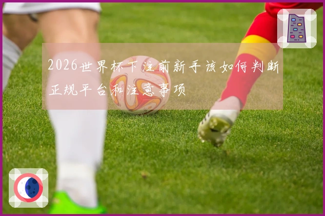 2026世界杯下注前新手该如何判断正规平台和注意事项